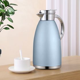 Soga 2.3L Blue Color 3-Layer Vacuum Insulated Stainless Steel Flask  Ideal for Home and  Office